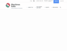 Tablet Screenshot of machinesitalia.org